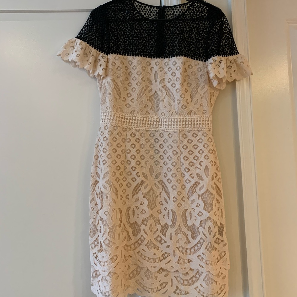 Club Monaco black and crime dress